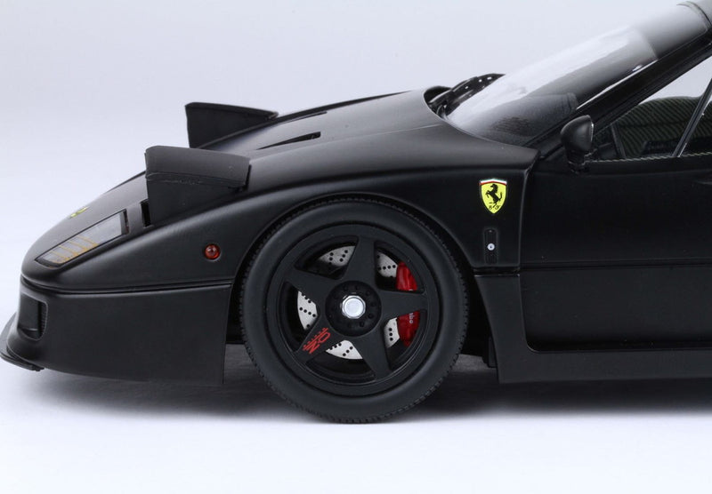 ギャラリービューアに画像をロードする, 【予約】Ferrari F40 マットブラック ブラックシート BBR-Kyosho/ BBR 1/18 102台限定ミニカー
