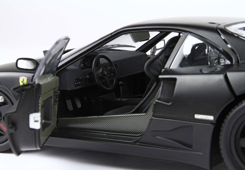 ギャラリービューアに画像をロードする, 【予約】Ferrari F40 マットブラック ブラックシート BBR-Kyosho/ BBR 1/18 102台限定ミニカー
