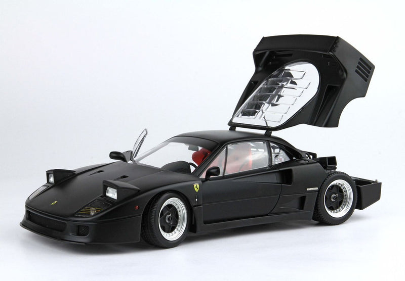 ギャラリービューアに画像をロードする, 【予約】Ferrari F40 マットブラック スノータイヤ レッドシート BBR-Kyosho/ BBR 1/18 54台限定ミニカー
