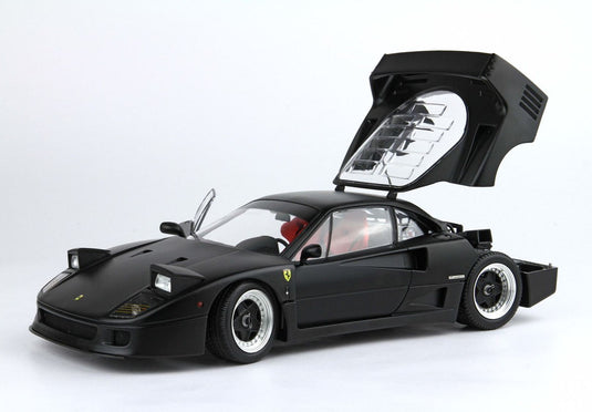 【予約】Ferrari F40 マットブラック スノータイヤ レッドシート BBR-Kyosho/ BBR 1/18 54台限定ミニカー