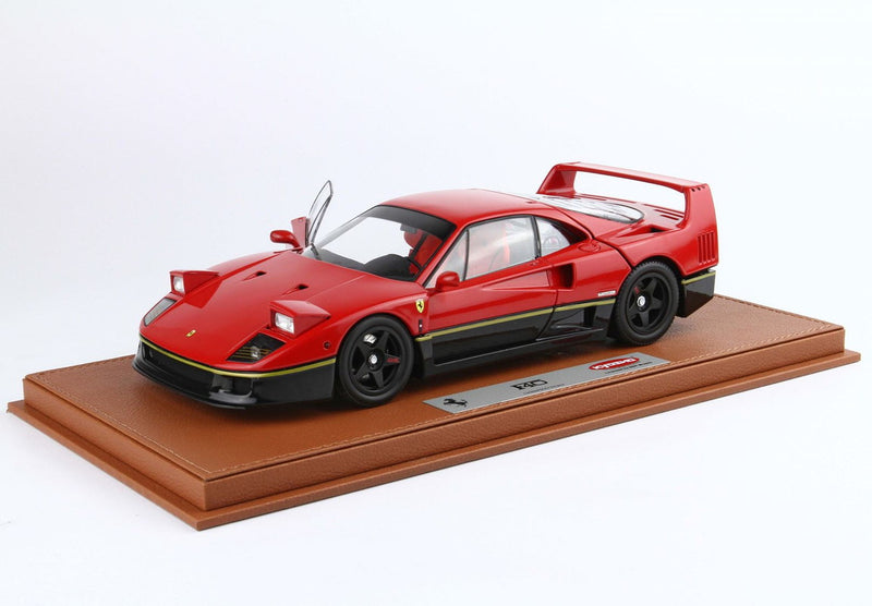 ギャラリービューアに画像をロードする, 【予約】Ferrariフェラーリ F40 RedBlack Gold stripe BBRKyosho 限定102台 / BBR 1/18 ミニカー
