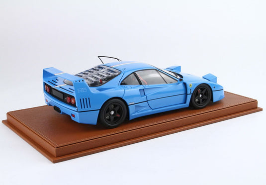 【予約】Ferrari F40 ライトブルー イタリアンフラッグストライプ ブラックリム BBR-Kyosho/ BBR 1/18 54台限定ミニカー
