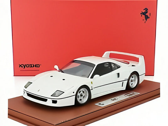 FERRARI F40 1987 ショーケース付き ビアンコ・アヴス ホワイト/ BBR 1/18 102台限定ミニカー