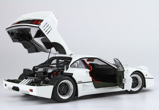 【予約】Ferrari F40 ホワイト＆ブラック シルバーリム BBR-Kyosho/ BBR 1/18 102台限定ミニカー