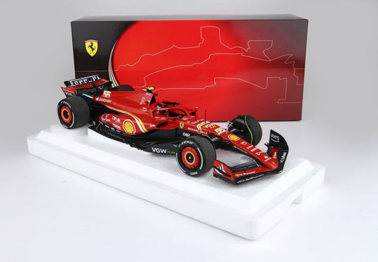 【予約】Ferrariフェラーリ SF24 Australian GP 2024 DIECAST Polifoam C.Sainz winner / BBR 1/18 ミニカー