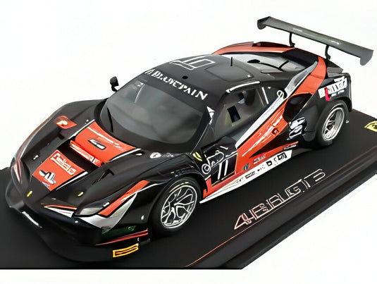 FERRARI 488 GT3 Kessel Racing No.11 2016 ブランパンGTシリーズ ブラック オレンジ/ BBR 1/18 50台限定ミニカー