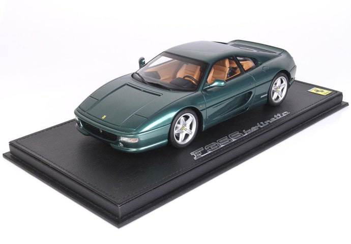 【予約】Ferrari F355 ベルリネッタ 1994 マニュアル Verde Pino メタリック ベージュインテリア/ BBR 1/18 ミニカー