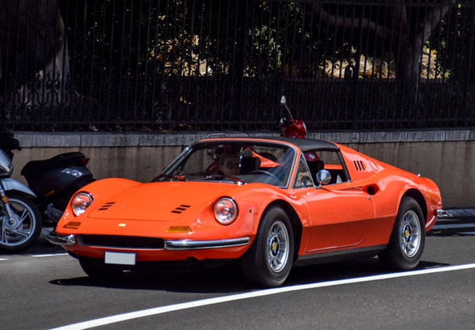 【予約】Ferrari Dino 246 GTS 1972 ルーフ付き ロッソディーノ ブラック/ BBR 1/18 46台限定ミニカー