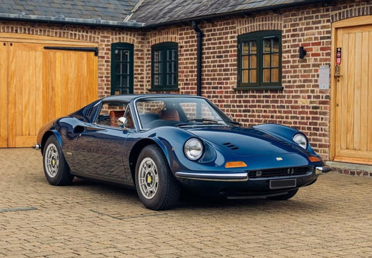 【予約】Ferrari ディーノ 246 GTS 1972 ルーフ付き ブルーセラ クオイオ 46台限定/ BBR 1/18 ミニカー