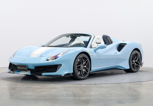 【予約】Ferrariフェラーリ 488 Pista Spider Azzurro la Plata with white stripe / BBR 1/18 ミニカー