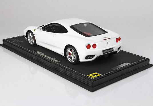 【予約】Ferrari 360 Modena 1999 ホワイト F1ギアボックス/ BBR 1/18 84台限定ミニカー