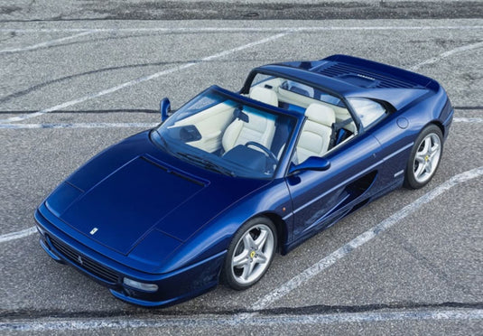 【予約】Ferrariフェラーリ F355 GTS targa manual gear Blu Le Mans cream interior Ex Schumacher / BBR 1/18 ミニカー