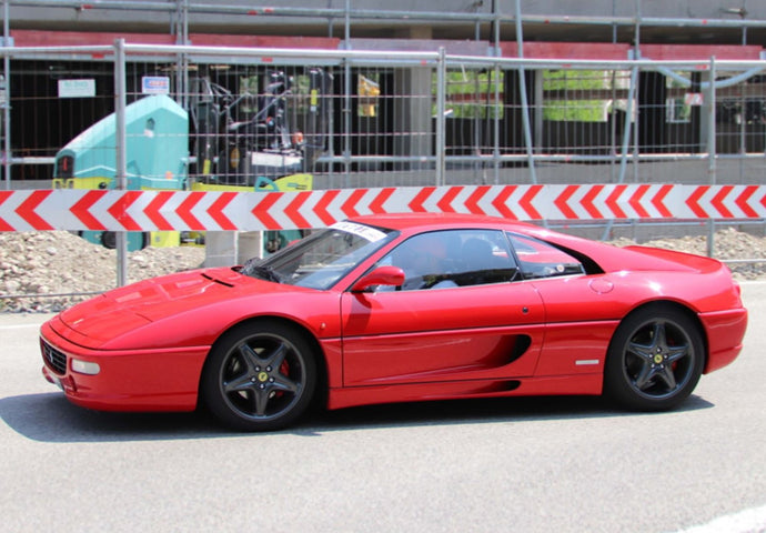 【予約】Ferrari F355 F1 Berlinetta オートマチックギア チャレンジグリッド ロッソコルサ ブラックインテリア ブラックリム/ BBR 1/18 ミニカー