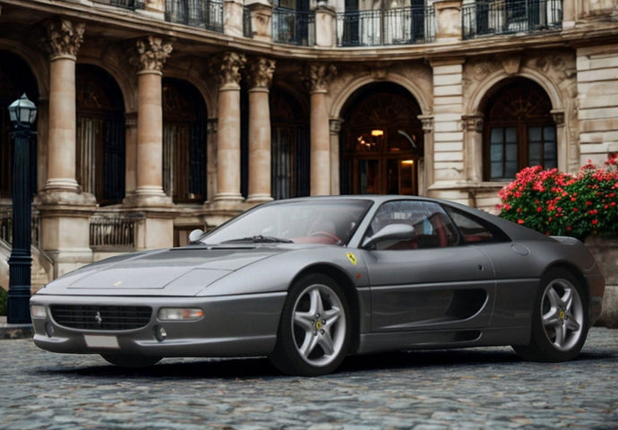 【予約】Ferrari F355 F1 Berlinetta オートマチックギア チャレンジグリッド グレイシルバーストーン レッドインテリア/ BBR 1/18 ミニカー