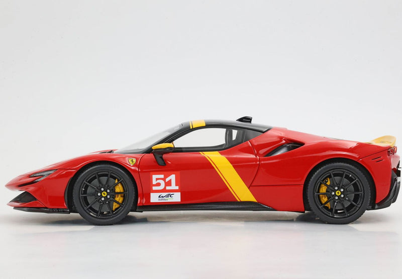 ギャラリービューアに画像をロードする, 【予約】Ferrari SF90 Stradale ペイント ルマン 2023 N.51/ BBR 1/18 20台限定ミニカー
