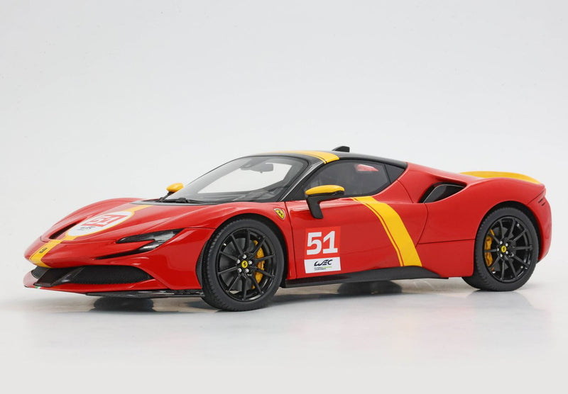 ギャラリービューアに画像をロードする, 【予約】Ferrari SF90 Stradale ペイント ルマン 2023 N.51/ BBR 1/18 20台限定ミニカー
