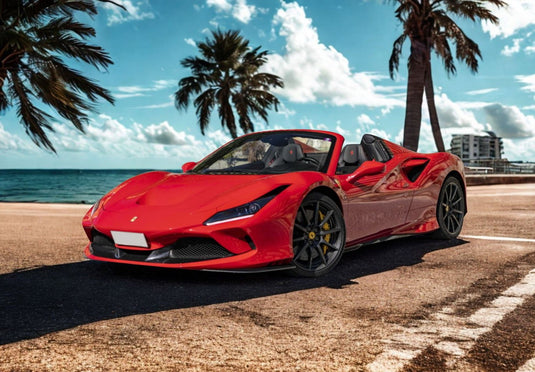 【予約】Ferrariフェラーリ F8 Tributo spider rosso corsa yellow brakes carbon wheels / BBR 1/18 ミニカー
