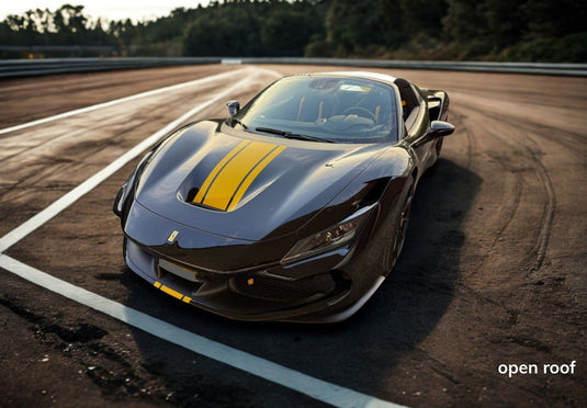 【予約】Ferrariフェラーリ F8 Tributo spider nero ds with giallo modena livery / BBR 1/18 ミニカー