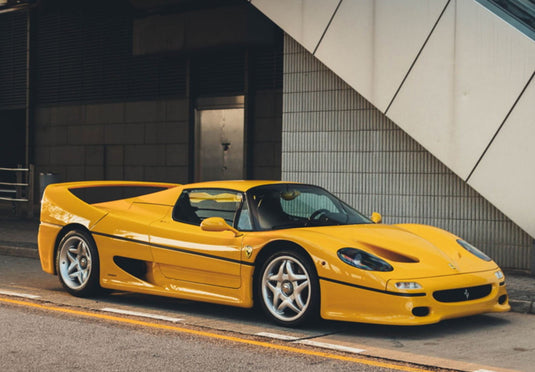 【予約】2026年発売予定FERRARI F50 クーペ イエロー/ブラックインテリア＆ヘッドライト / BBR 1/18 ミニカー