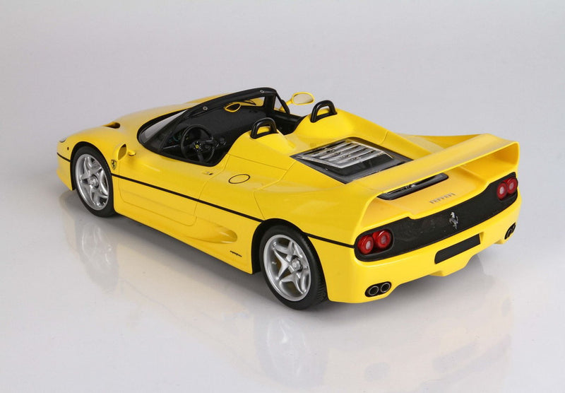 ギャラリービューアに画像をロードする, 【予約】Ferrari F50 クーペ 1995 スパイダーバージョン イエロー/ BBR 1/18 139台限定ミニカー

