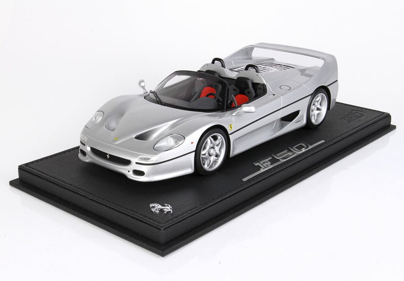 ギャラリービューアに画像をロードする, 【予約】Ferrari F50 クーペ 1995 スパイダーバージョン メタリックシルバーニュルブルクリンク/ BBR 1/18 48台限定ミニカー
