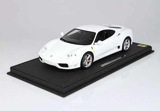 【予約】Ferrari 360 Modena マニュアルギアトランスミッション グロスアヴスホワイト/ BBR 1/18 48台限定ミニカー