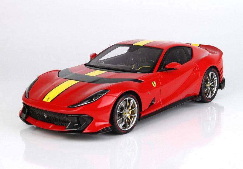 ギャラリービューアに画像をロードする, 【予約】Ferrari 812 Competizione 2021 ロッソコルサ322/ BBR 1/18 212台限定ミニカー
