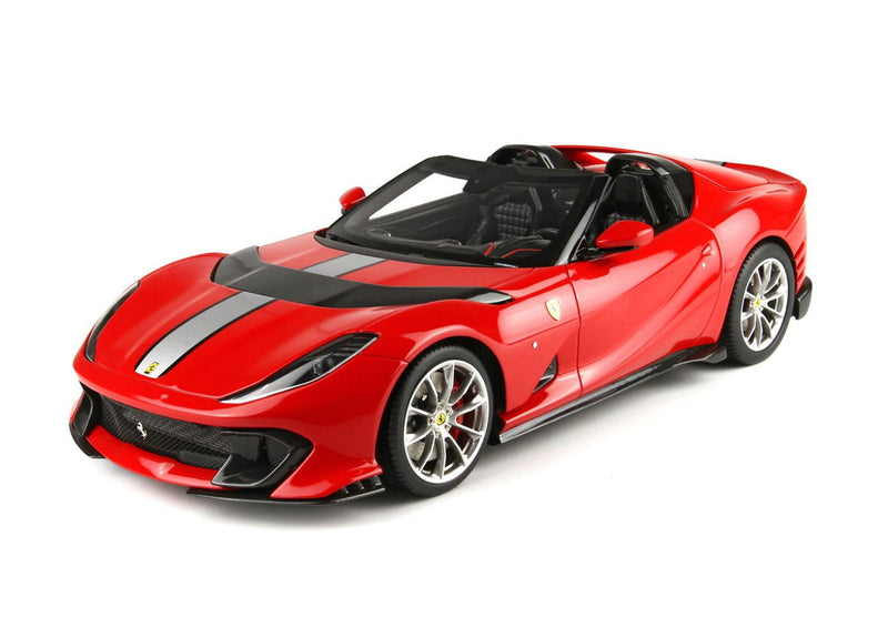 ギャラリービューアに画像をロードする, 【予約】Ferrari 812 Competizione A ロッソコルサ322/ BBR 1/18 60台限定ミニカー
