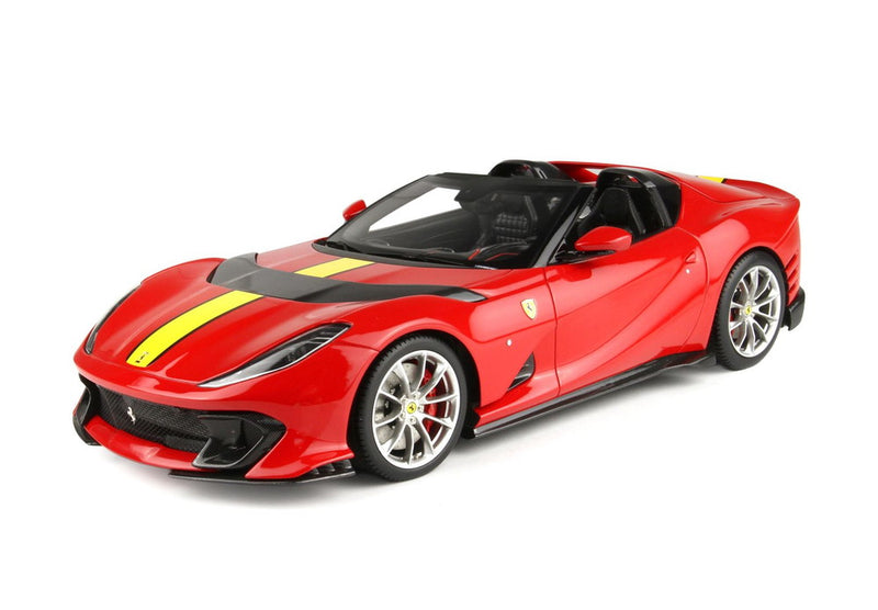 ギャラリービューアに画像をロードする, 【予約】Ferrari 812 Competizione A ロッソコルサ322/ BBR 1/18 200台限定ミニカー
