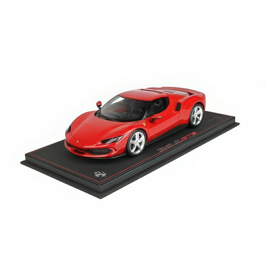 Ferrari 296 Gtb ハイブリッド 830Hp V6 2021 ロッソコルサ 322 レッド P18210AV/ BBR 1/18 ミニカー