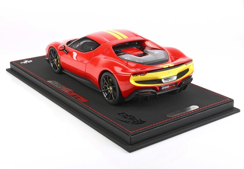 ギャラリービューアに画像をロードする, 【予約】Ferrari 296 GTB アセットフィオラーノ ロッソコルサ322/ BBR 1/18 99台限定ミニカー
