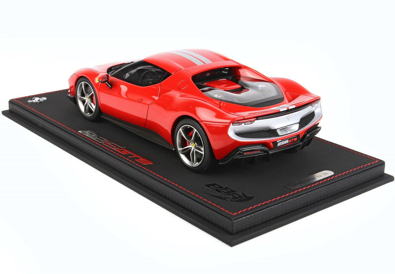 ギャラリービューアに画像をロードする, 【予約】Ferrari 296 GTB アセットフィオラーノ ロッソコルサ322/ BBR 1/18 99台限定ミニカー
