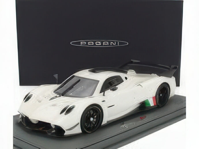 PAGANI ウアイラ R 2021 ショーケース付き ビアンコベニー ホワイト ブラック/ BBR 1/18 100台限定ミニカー
