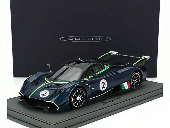 PAGANI ウアイラ R #2 レーシング 2021 マットブルー/ブラック/カーボン/ BBR 1/18 100台限定ミニカー