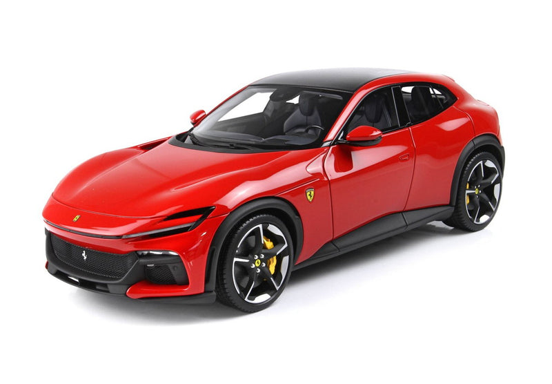 ギャラリービューアに画像をロードする, 【予約】Ferrari Purosangue ロッソコルサ322 カーボンファイバールーフ/ BBR 1/18 250台限定ミニカー

