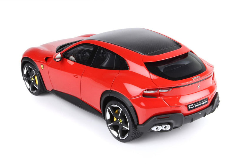 ギャラリービューアに画像をロードする, 【予約】Ferrari Purosangue ロッソコルサ322 カーボンファイバールーフ/ BBR 1/18 250台限定ミニカー
