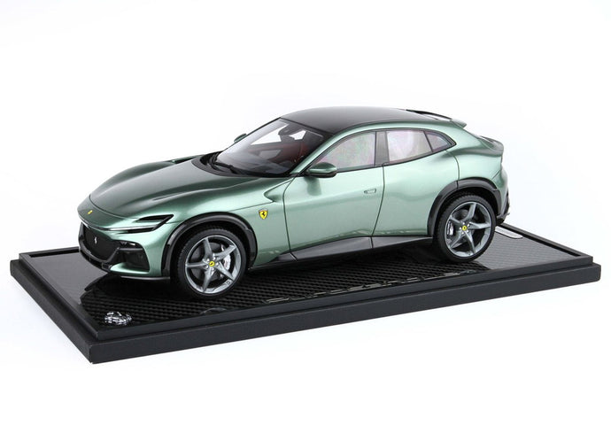 【予約】Ferrari Purosangue ピエロフェラーリ カーボンベース ドラグリーン スペシャルパック/ BBR 1/18 30台限定ミニカー