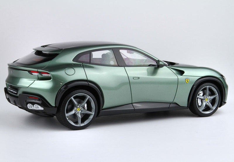 ギャラリービューアに画像をロードする, 【予約】Ferrari Purosangue ピエロフェラーリ カーボンベース ドラグリーン スペシャルパック/ BBR 1/18 30台限定ミニカー
