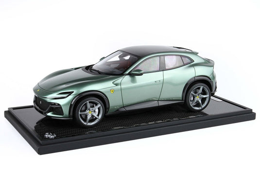 【予約】Ferrari Purosangue ピエロフェラーリ カーボンベース ドラグリーン スペシャルパック/ BBR 1/18 30台限定ミニカー