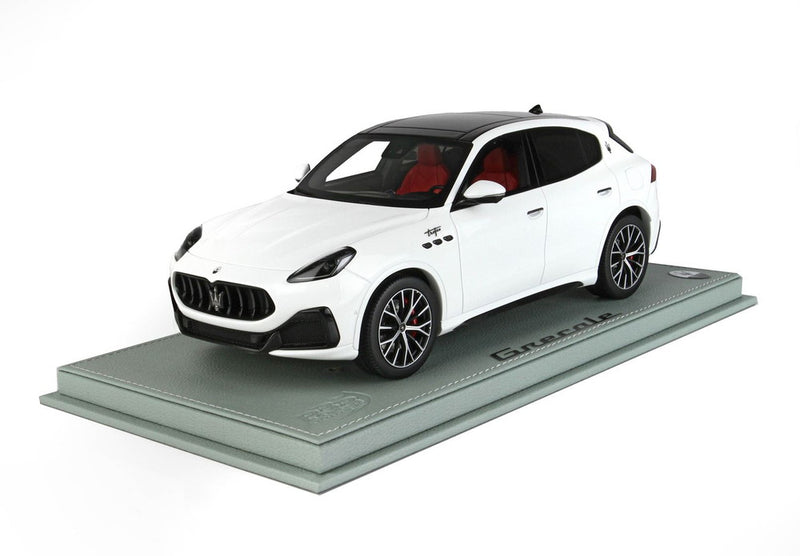 ギャラリービューアに画像をロードする, 【予約】Maserati Grecale Trofeo ホワイト/ BBR 1/18 28台限定ミニカー
