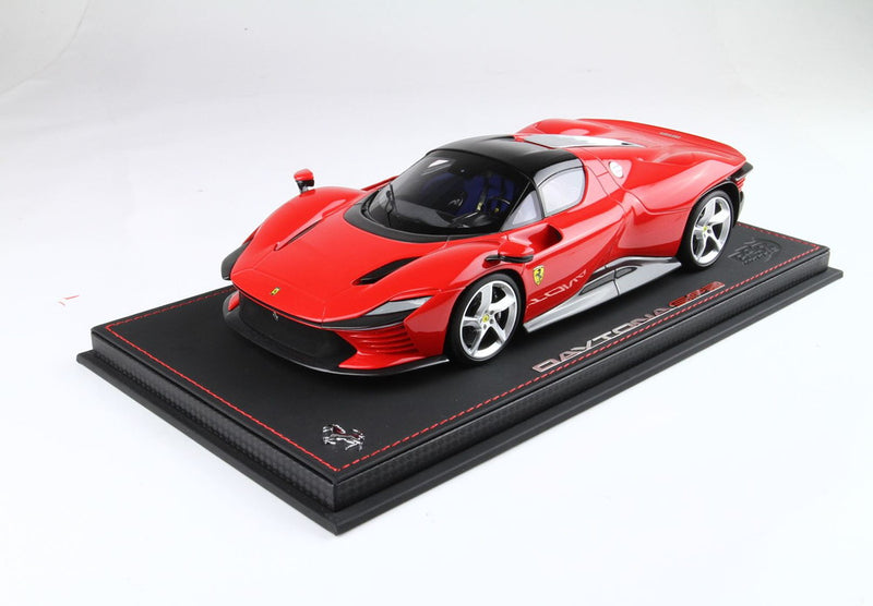 ギャラリービューアに画像をロードする, 【予約】Ferrari Daytona SP3 Iconaシリーズ クローズドルーフ ロッソコルサ322/ BBR 1/18 50台限定ミニカー
