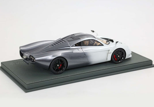 【予約】Pagani Huayra Codalunga ビアンコマルタ フェラーリグリージョシルバーストーンシェード/ BBR 1/18 200台限定ミニカー