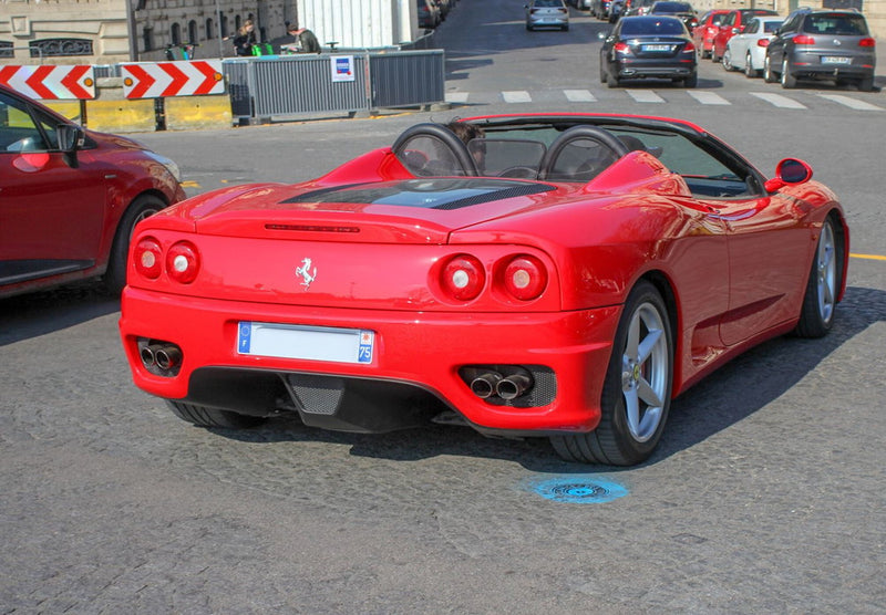 ギャラリービューアに画像をロードする, 【予約】Ferrari 360 Modena Spider マニュアルギア ロッソコルサ ブラック/ BBR 1/18 32台限定ミニカー
