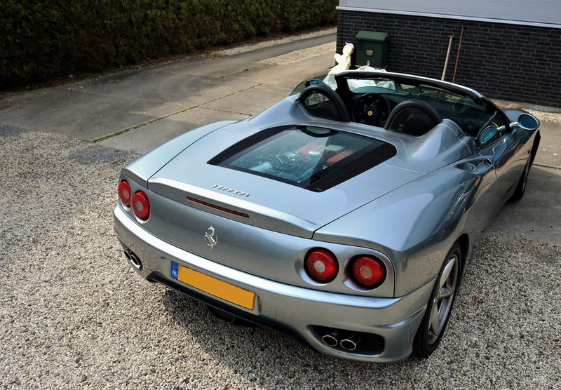 ギャラリービューアに画像をロードする, 【予約】Ferrari 360 Modena Spider マニュアルギア グリージョアロイ ブラック/ BBR 1/18 ミニカー
