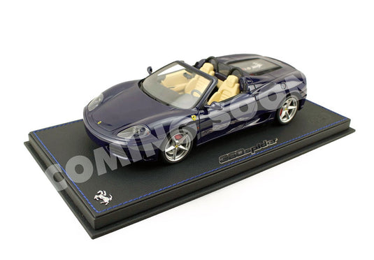 【予約】Ferrari 360 Modena Spider マニュアルギア ブルーマン クリーム/ BBR 1/18 28台限定ミニカー