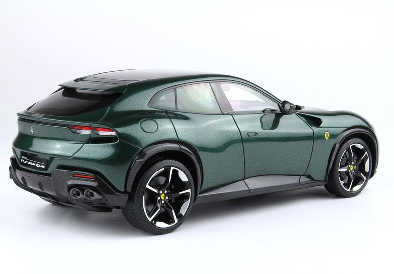 ギャラリービューアに画像をロードする, Ferrari Purosangue パノラミックルーフ グリーンツェルトベク/ BBR 1/18 20台限定ミニカー
