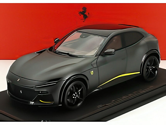 FERRARI プロサングエ SUV パノラミックルーフ 2022 グリジオ・シルバーストーン マットグレー/ BBR 1/18 20台限定ミニカー