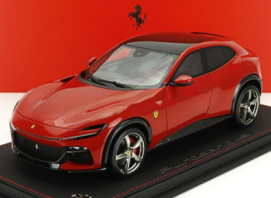FERRARI プロサングエ SUV パノラミックルーフ 2022 ショーケース付 ロッソコルサ レッド/ BBR 1/18 20台限定ミニカー