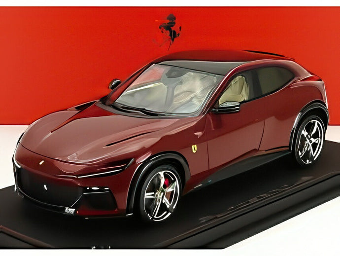 FERRARI プロサングエ SUV パノラミックルーフ 2022 ロッソ・ムジェロ レッドメタリック/ BBR 1/18 20台限定ミニカー