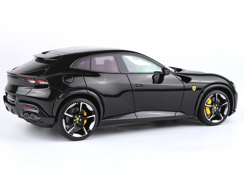 ギャラリービューアに画像をロードする, 【予約】Ferrari Purosangue パノラミックルーフ ネロプロサングエ レッドベース/ BBR 1/18 24台限定ミニカー
